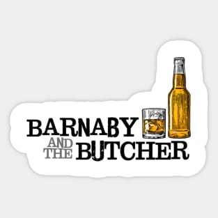 Barnaby and the Butcher Logo Sticker